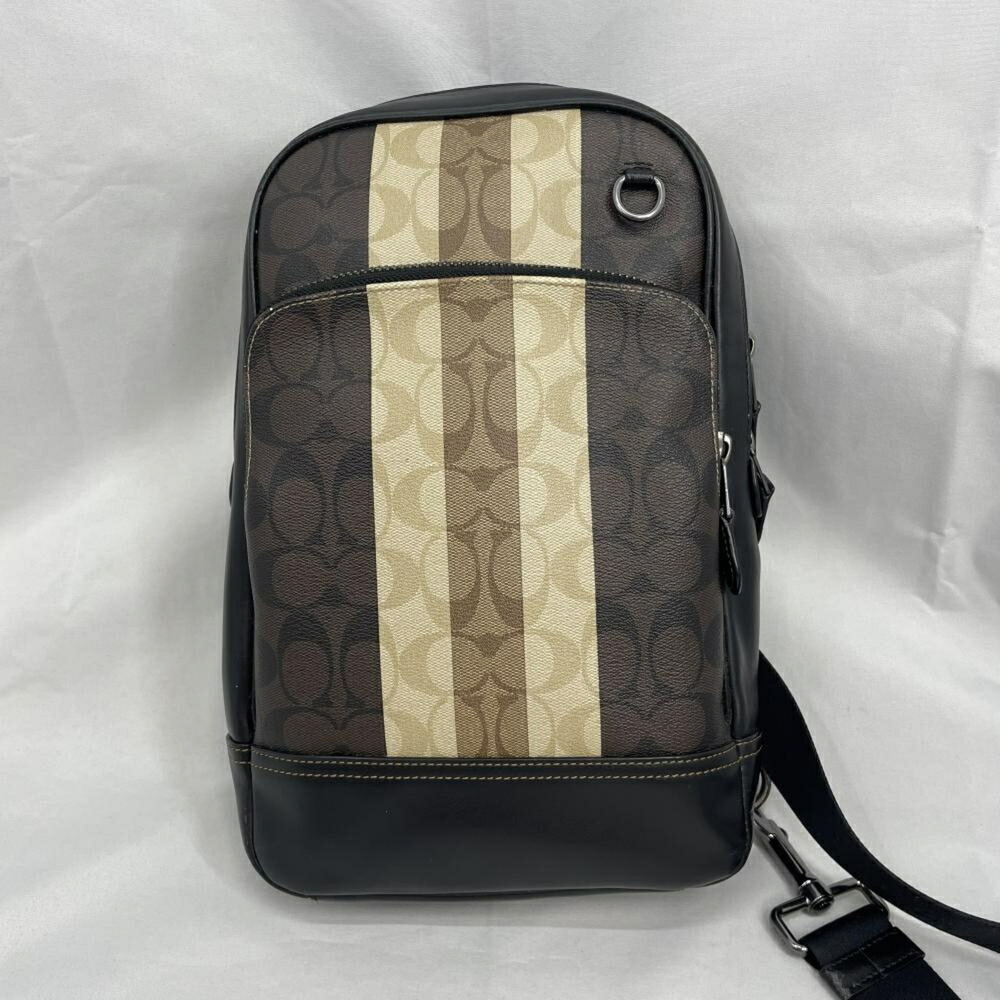 COACH Signature Graham Pack Body Bag C3229